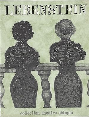 Bild des Verkufers fr LEBENSTEIN (1930-1999) hommage  Strindberg et Bcklin - exposition au Thtre National de l'Odeon du 25 novembre au 31 dcembre 1975 - l'enfer est un caf d'artistes zum Verkauf von ART...on paper - 20th Century Art Books