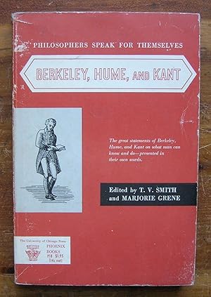 Immagine del venditore per Philosophers Speak for Themselves: Berkeley, Hume, and Kant. venduto da Monkey House Books