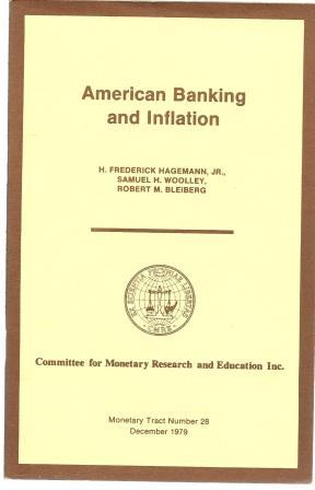 Immagine del venditore per American Banking and Inflation venduto da Works on Paper