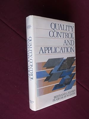 Imagen del vendedor de Quality Control And Application a la venta por Barker Books & Vintage