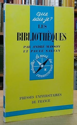 Immagine del venditore per Les Bibliotheques venduto da Stephen Peterson, Bookseller