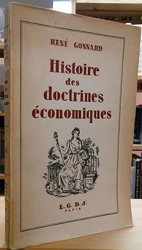 Image du vendeur pour Histoire des Doctrines Economiques mis en vente par Stephen Peterson, Bookseller