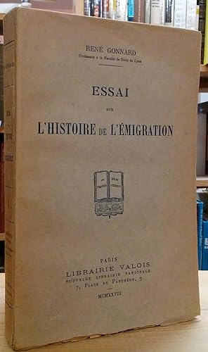 Seller image for Essai sur l'Histoire de l'Emigration for sale by Stephen Peterson, Bookseller