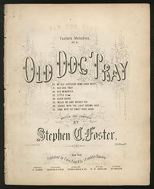 Bild des Verkufers fr [Sheet Music Score]: Old Dog Tray zum Verkauf von Between the Covers-Rare Books, Inc. ABAA