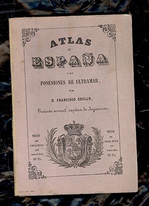 Imagen del vendedor de ATLAS DE ESPAA Y SUS POSESIONES EN ULTRAMAR - ZARAGOZA- a la venta por Libreria 7 Soles
