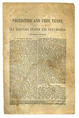 Bild des Verkufers fr Protection and Free Trade. The Question Stated and Considered zum Verkauf von Kaaterskill Books, ABAA/ILAB