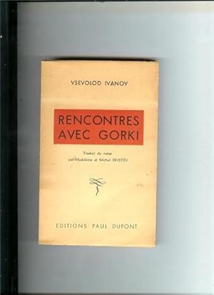 Imagen del vendedor de Rencontres avec Gorki a la venta por Sonnets And Symphonies