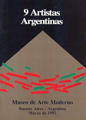 9 ARTISTAS ARGENTINAS. Museo de Arte Moderno, Buenos Aires, marzo de 1992
