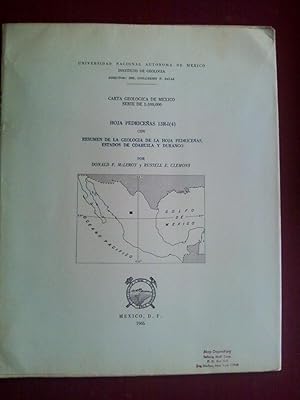 Hoja Pedricenas 13R-1(4) con Resumen de la geologia de la Hoja Pedricenas, Estados de Coahuila y ...