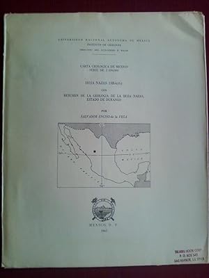 Hoja Nazas 13R-k(6) con Resumen de la Geologia de la Hoja Nazas, Estado de Durango. Carta Geologi...