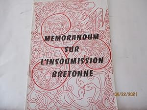 Mémorandum sur l'insoumission bretonne