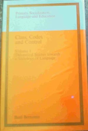 Immagine del venditore per Class, Codes and Control Vol. 1 Theoretical Studies towards a Sociology of Language venduto da Chapter 1