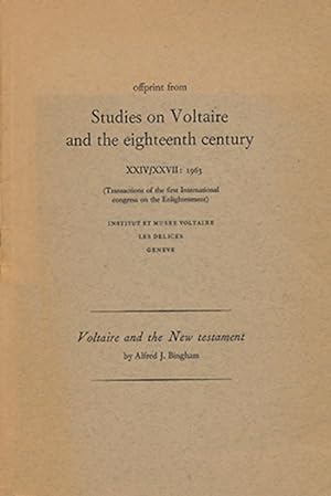 Seller image for Voltaire and the New Testament for sale by Diatrope Books