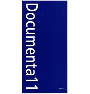 Image du vendeur pour Documenta11_Platform 5 (Deutsch Brochure) mis en vente par Diatrope Books