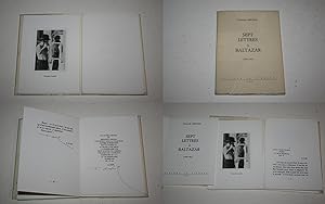 Sept Lettres à Baltazar (1968-1983). Édition Originale N° XXIX/50 et Signée par Arrabal.