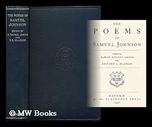 The poems of Samuel Johnson / edited by David Nichol Smith and Edward L ...