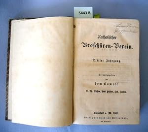 Imagen del vendedor de Katholischer Broschren-Verein. 3.- 5. Jahrgang. Dritter Jahrgang. Hefte Nr. 1-10 komplett. Vierter Jahrgang. Hefte Nr. 1-10 komplett. Fnfter Jahrgang. Hefte Nr. 1-9, fehlt Heft 10. a la venta por Augusta-Antiquariat GbR