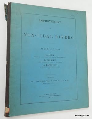 Improvement of Non-Tidal Rivers. Memoires By S. Janicki . L. Jacquet . A. Pasqueau
