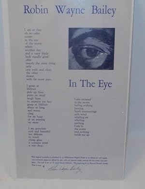 In The Eye [ A POETRY BROADSIDE ]