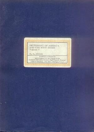 Imagen del vendedor de The Geographical and Historical Dictionary of America and the West Indies - Volume 3 of 5 (Massachusetts Through Ozumba) a la venta por Paperback Recycler