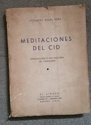 Immagine del venditore per Meditaciones Del Cid. Introduccin a Una Biologa Del Casticismo venduto da Librera El Pez Volador