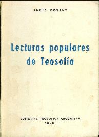 Imagen del vendedor de Lecturas populares de Teosofa a la venta por Rincn de Lectura