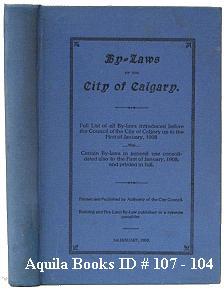 By-Laws of the City of Calgary