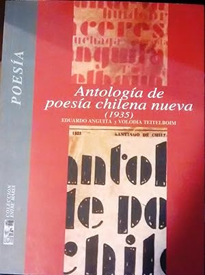 Seller image for Antologa de poesa chilena nueva ( 1935 ) for sale by Librera Monte Sarmiento