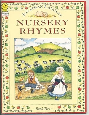 Bild des Verkufers fr Nursery Rhymes - Book Two - illustrated by Jonathan Langley zum Verkauf von Antiquariat Hoffmann