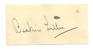 Beatrice Lillie: Autograph / Signature.