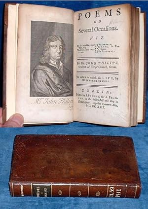 Seller image for POEMS ON SEVERAL OCCASIONS viz. Ode to Henry Saint John, The Splendid Smiling, Blenheim, Cyder, Six Pastorals. {Bound with] A SELECT COLLECTION OF MODERN POEMS. By the most eminent Hands. viz Earl of Mulgrave, Earl of Roscommon, Mr. Pope, Mr. Addison, Sir John Denham, Mr. Tickell, Mr. Dryden, Mr. Congreve. for sale by Abbey Antiquarian Books