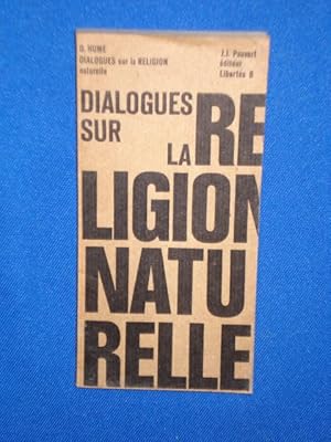 Image du vendeur pour Dialogues sur la religion Naturelle mis en vente par Emmanuelle Morin