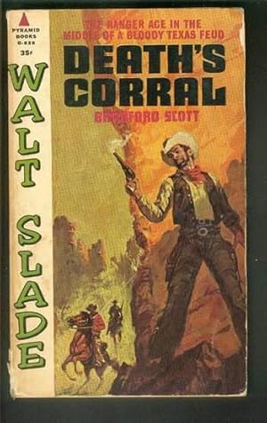 Seller image for DEATH'S CORRAL. (Walt Slade, Undercover Ace of Texas Rangers Series; Pyramid Book # G-926); Bloody Texas Feud for sale by Comic World