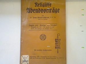 Bild des Verkufers fr Religise Abendvortrge zum Verkauf von books4less (Versandantiquariat Petra Gros GmbH & Co. KG)