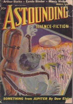 Bild des Verkufers fr ASTOUNDING Science-Fiction: March, Mar. 1938 zum Verkauf von Books from the Crypt