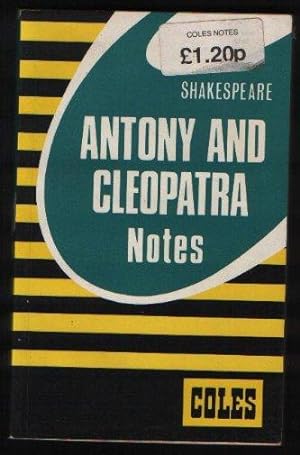 Immagine del venditore per Shakespeare Antony and Cleopatra Notes venduto da N. Marsden