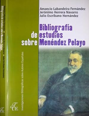 Seller image for Bibliografa de Estudios sobre Menndez Pelayo. for sale by Hesperia Libros