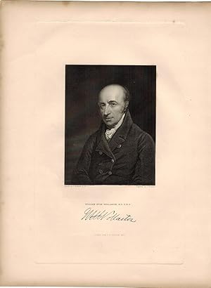 Immagine del venditore per Engraved Portrait of Wollaston, Half Length, facsimile signature below, after J. Jackson by J. Thomson. venduto da R.G. Watkins Books and Prints