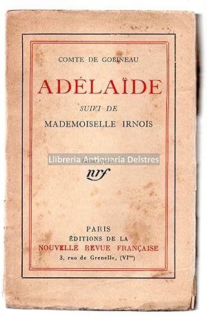 Bild des Verkufers fr Adlade. Suivi de Mademoiselle Irnois. zum Verkauf von Llibreria Antiquria Delstres