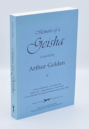 Seller image for MEMOIRS OF A GEISHA: A Novel for sale by Quill & Brush, member ABAA