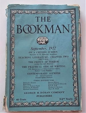 Immagine del venditore per The Bookman (September 1922 Issue) venduto da Bloomsbury Books