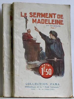 Seller image for Le serment e madeleine (2 tomes) for sale by crealivres