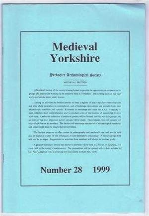 Image du vendeur pour Medieval Yorkshire, Number 28, 1999 mis en vente par Bailgate Books Ltd