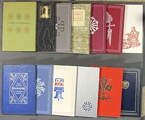 Imagen del vendedor de A group of thirteen of his privately printed Xmas keepsakes a la venta por Rulon-Miller Books (ABAA / ILAB)