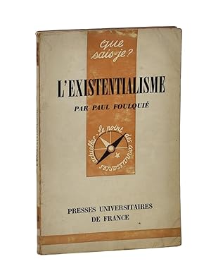 Seller image for L'EXISTENTIALISME for sale by Librera Monogatari