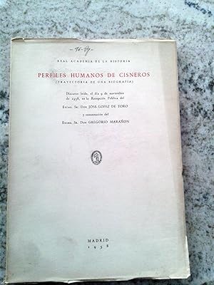 Imagen del vendedor de PERFILES HUMANOS DE CISNEROS (TRAYECTORIA DE UNA BIOGRAFA) a la venta por Itziar Arranz Libros & Dribaslibros