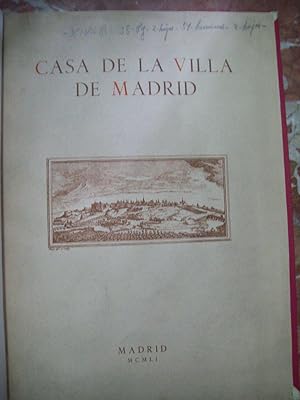 CASA DE LA VILLA DE MADRID