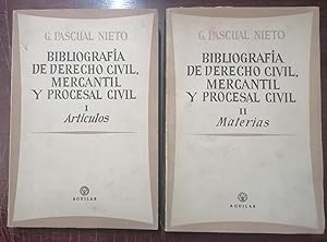 BIBLIOGRAFÍA DE DERECHO CIVIL, MERCANTIL Y PROCESAL CIVIL