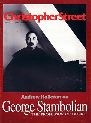 Christopher Street: Issue 173 Vol 14 No 17 March 2nd 1992.