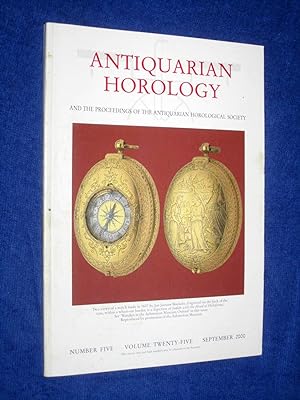 Seller image for Antiquarian Horology, 2000 September., and the Proceedings of the Antiquarian Horological Society. for sale by Tony Hutchinson